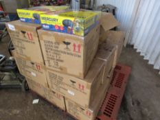 17 X BOXES CONTAINING 5NO MERCURY SOLAR POWERED POND PUMPS. SHOP SOILED. UNTESTED, CONDITION UNKNOWN