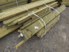 ASSORTED TIMBER AND GATE POSTS.