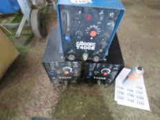 3 X T400E WELDER UNITS, UNTESTED.