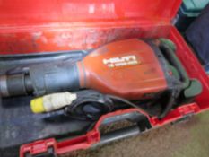 HILTI TE1000AVR HEAVY DUTY 110VOLT BREAKER. DIRECT FROM LOCAL COMPANY. UNTESTED.