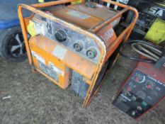 ARCGEN WM1505SP PETROL ENGINED MOBILE WELDER UNIT. UNTESTED, CONDITION UNKNOWN.
