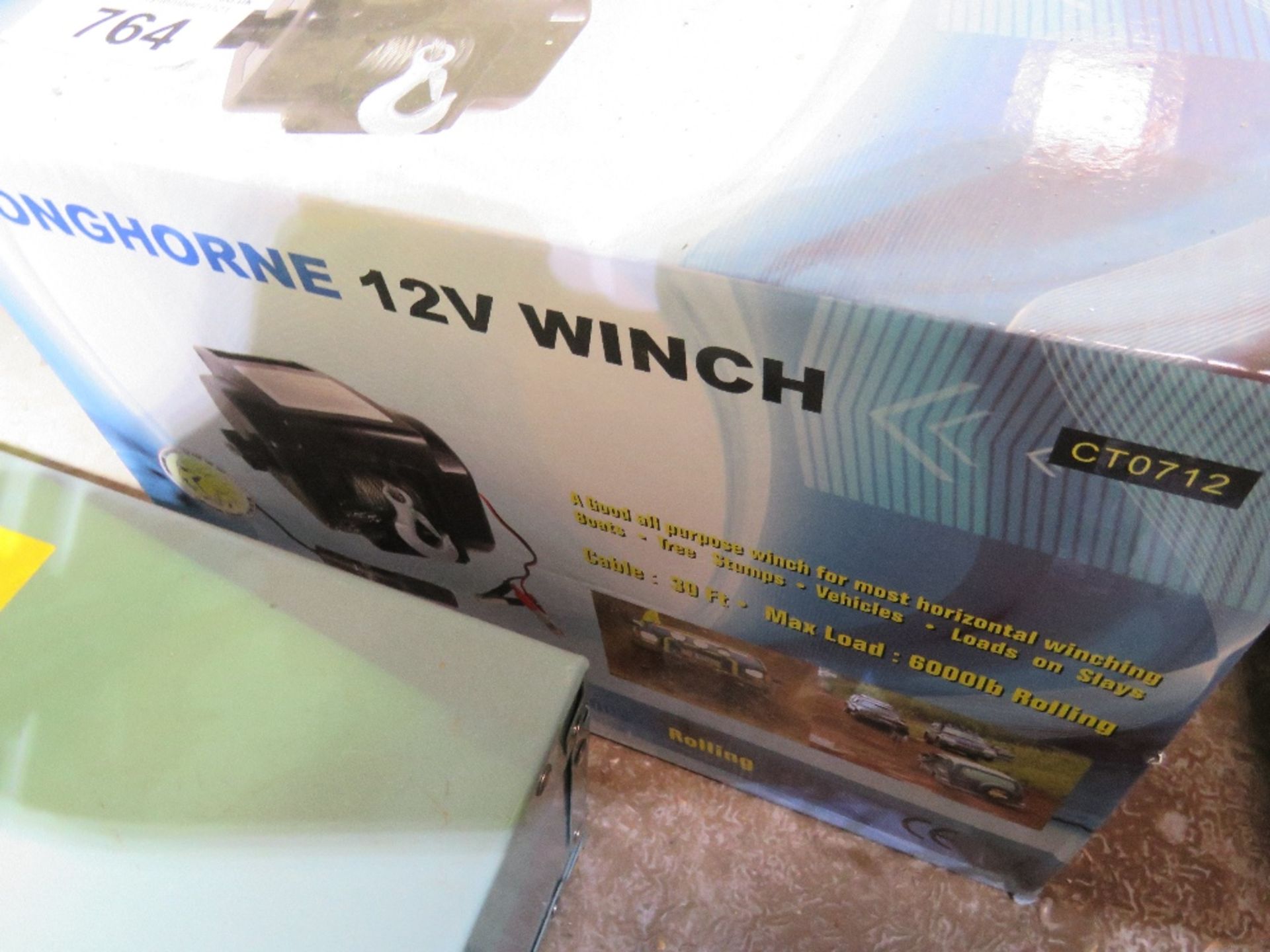 12VOLT POWERED BOAT WINCH. - Image 2 of 2