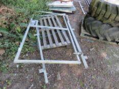 1 X PEDESTRIAN ACCESS GATE WITH FRAME, SUITABLE FOR 4FT X 8FT OPENING APPROX.