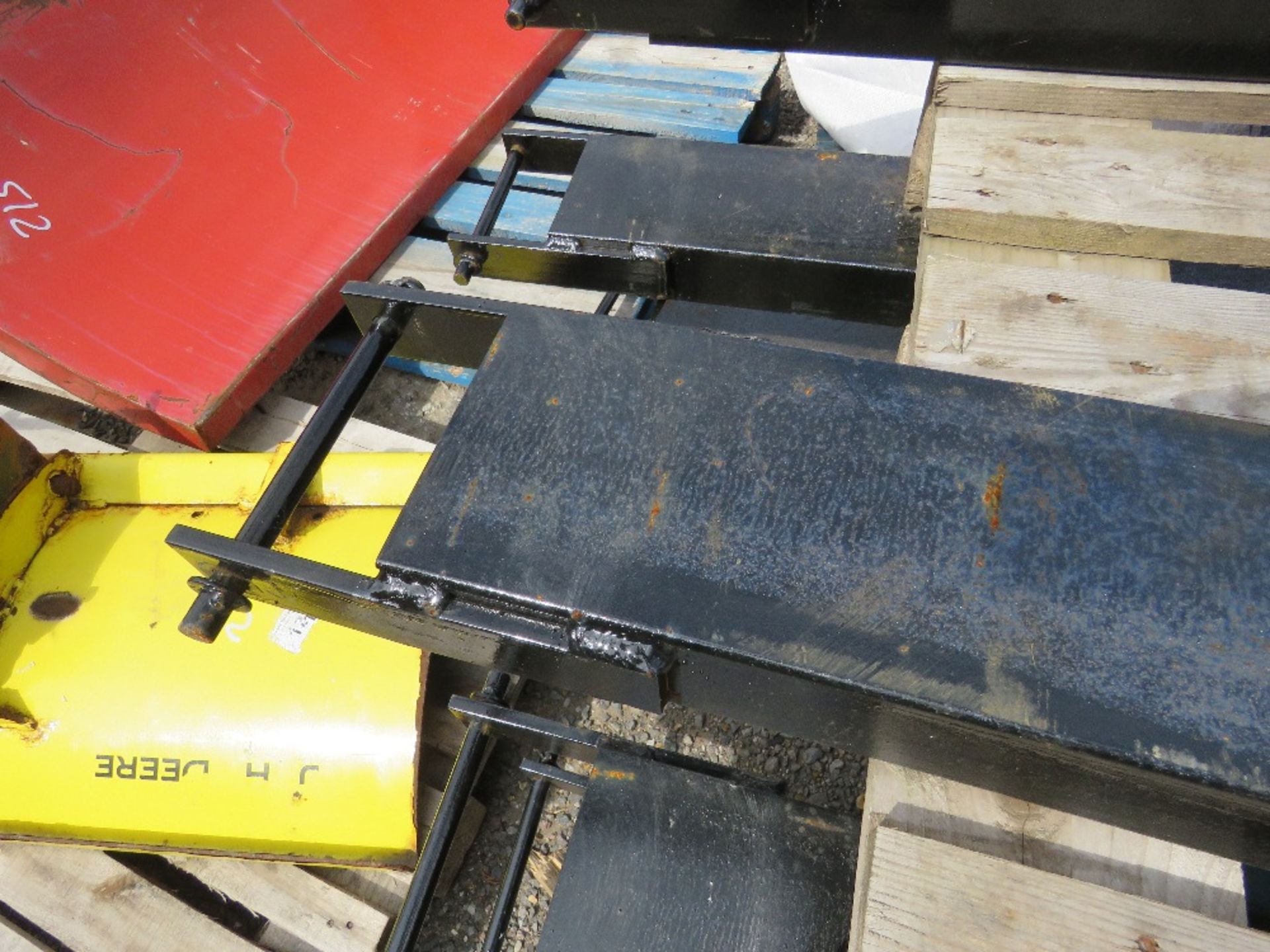 PAIR OF FORKLIFT EXTENSION TINES / SLEEVES. - Image 2 of 2