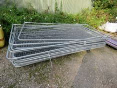 STACK OF HERAS TYPE TEMPORARY FENCE PANELS, 22NO APPROX.