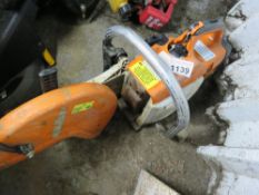 STIHL TS400 PETROL SAW.