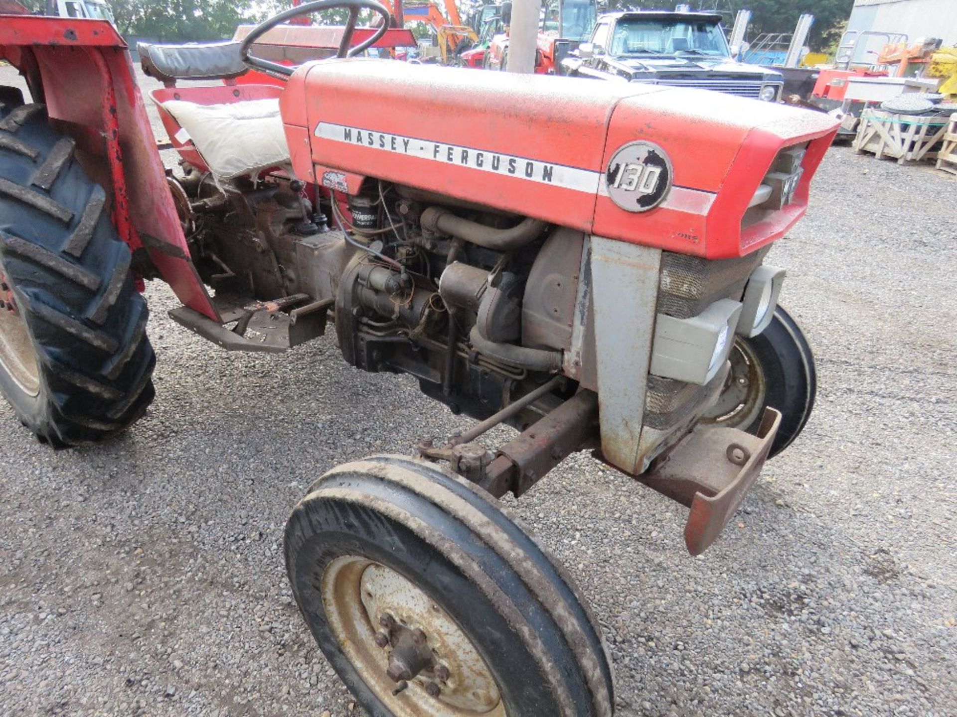 MASSEY FERGUSON 130 2WD TRACTOR . DIRECT FROM LOCAL HAY CONTRACTOR WHO IS RETIRING. - Image 2 of 13