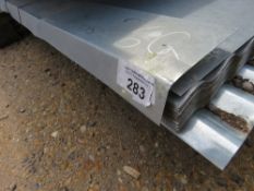 PACK OF 50NO UNUSED GALVANISED CORRUGATED ROOF SHEETS, 12FT LENGTH, 0.9M WIDE, 26 GUAGE.