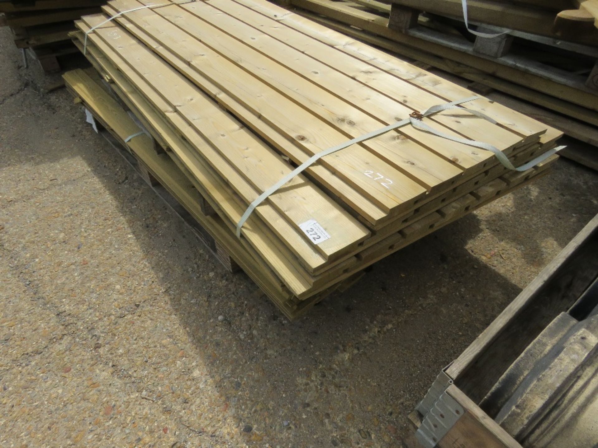 PALLET OF ASSORTED TIMBERS, MAINLY SHIPLAP, 1.7-1.8M APPROX.