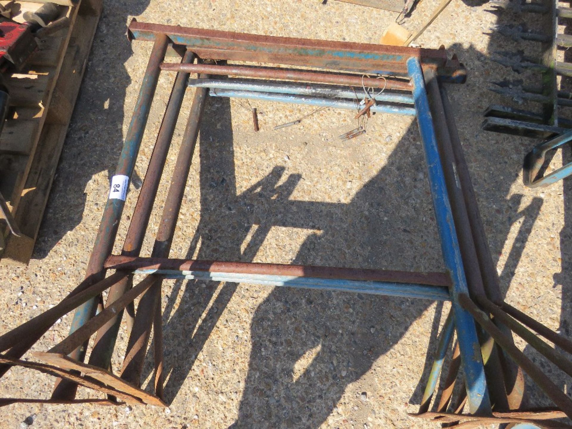 3 X BUILDER'S TRESTLES. NO VAT ON HAMMER PRICE.