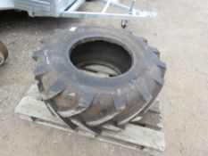 THWAITES 6 TONNE DUMPER TYRE, LITTLE USED, 405/70-20.