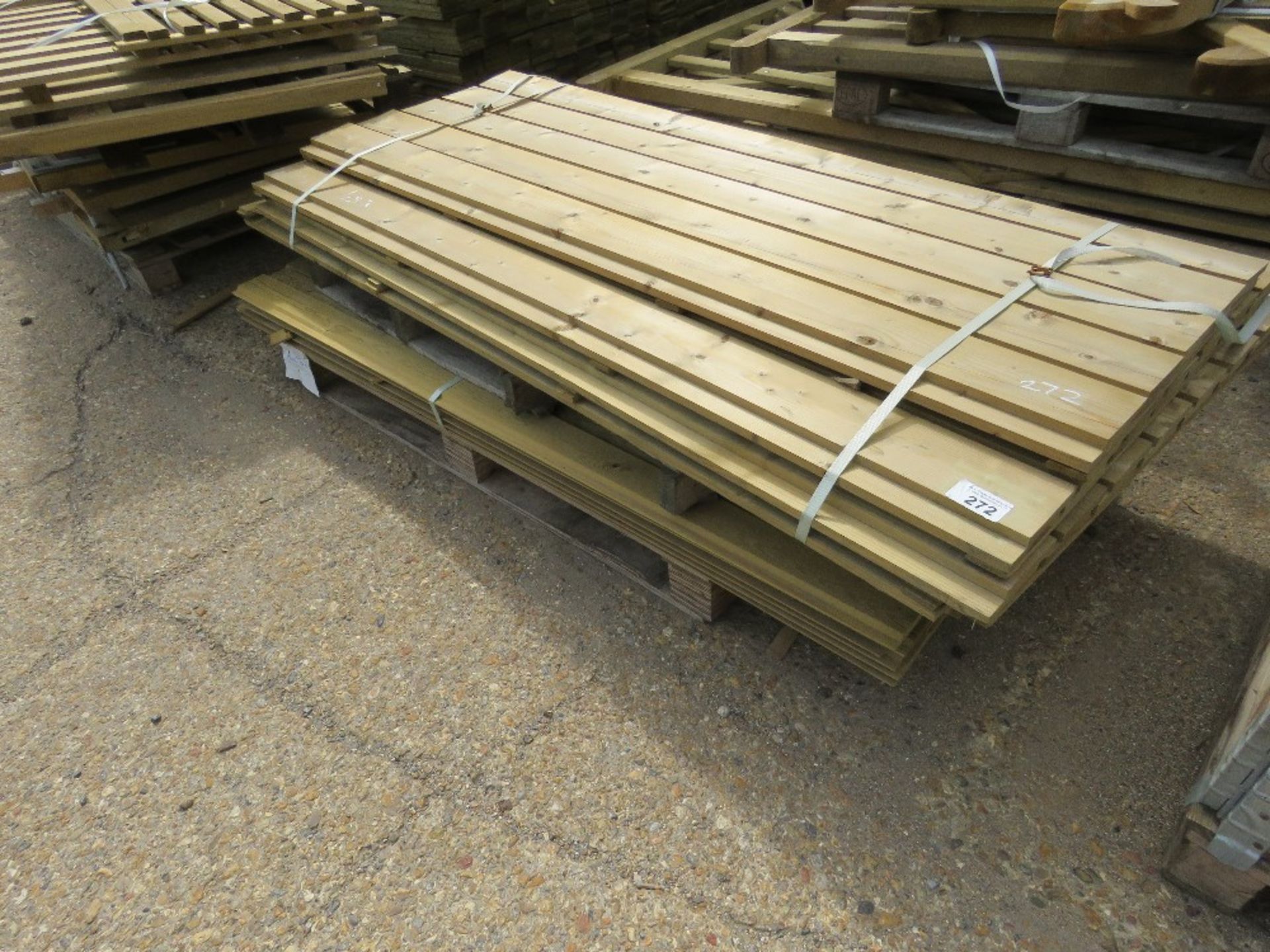 PALLET OF ASSORTED TIMBERS, MAINLY SHIPLAP, 1.7-1.8M APPROX. - Image 5 of 5