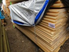 LARGE PACK OF UNTREATED INTERLOCKING "Z" PROFILE BOARDS / CLADDING. 1.83M LENGTH X 145MM WIDTH X 25M