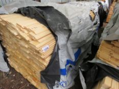 LARGE PACK OF SHIPLAP TIMBER CLADDING. 1.72M LENGTH X 95MM WIDTH APPROX.