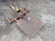 TRACTOR MOUNTED SCREW TYPE PTO DRIVEN LOG SPLITTER.