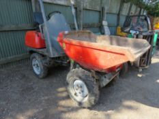 NEUSON 1001 HIGH TIP DUMPER, YEAR 2006. 2652 REC HOURS. SN:AB100077H. DIRECT FROM LOCAL COMPANY AS P