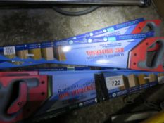 5 X UNIVERSAL HARD POINT SAWS, UNUSED