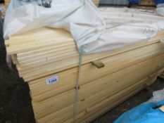 LARGE PACK OF UNTREATED VENETIAN SLAT TIMBER CLADDING. 1.83M LENGTH X 45MM WIDTH X 16MM DEPTH APPROX