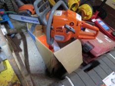 HUSQVARNA 120 PETROL CHAINSAW, UNUSED.