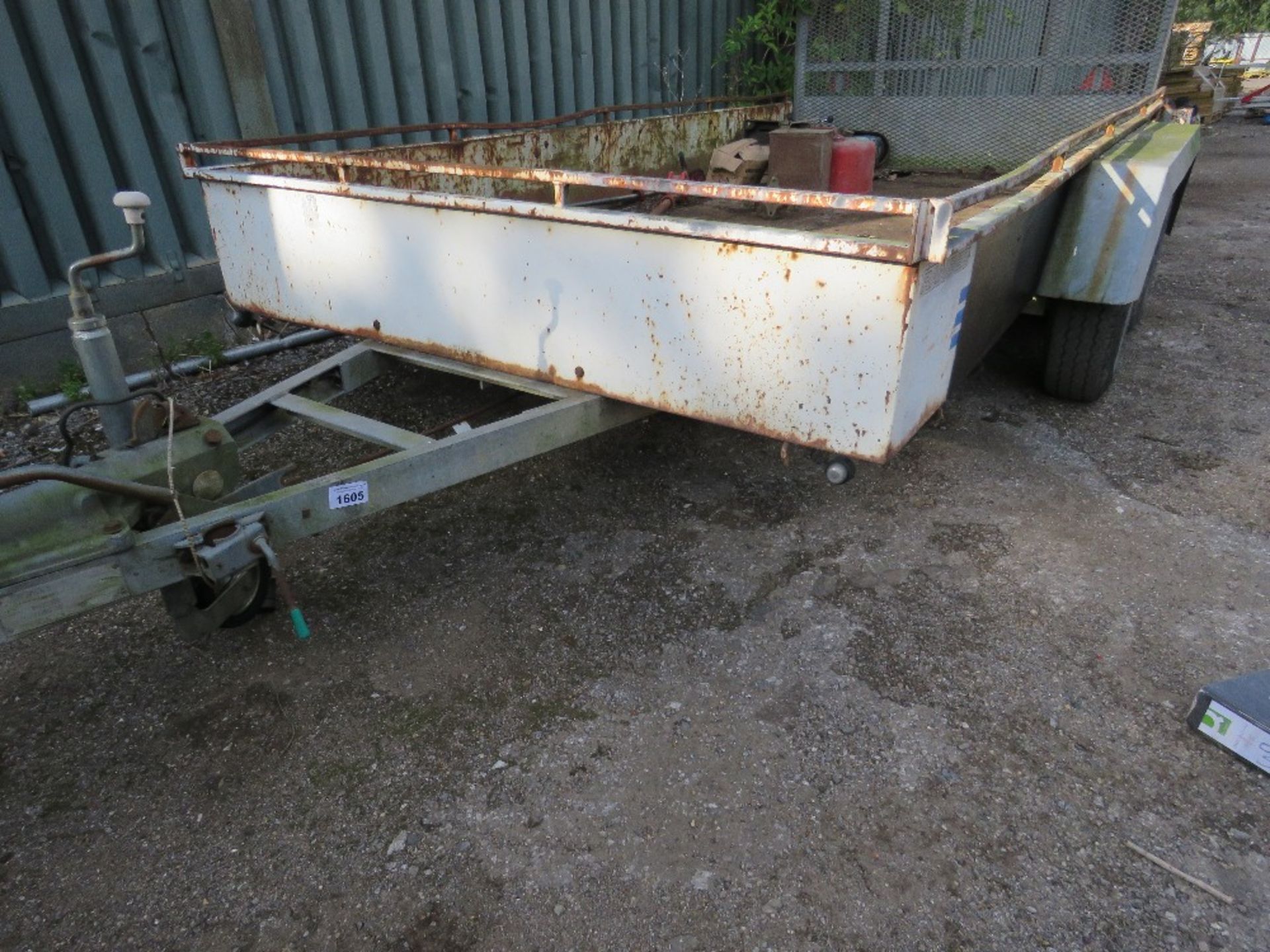 HILINE RANGER TWIN AXLED PLANT TRAILER, 3 TONNE RATED, SN:6063. 6FT X 12FT APPROX. DIRECT FROM LOCA