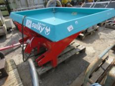 RECO SULKY TRACTOR MOUNTED FERTILISER SPINNER / SPREADER.