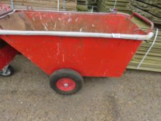 STARKE ARVID HEAVY DUTY RUBBLE/MUCK BARROW. 750KG RATED, YEAR 2016 BUILD.