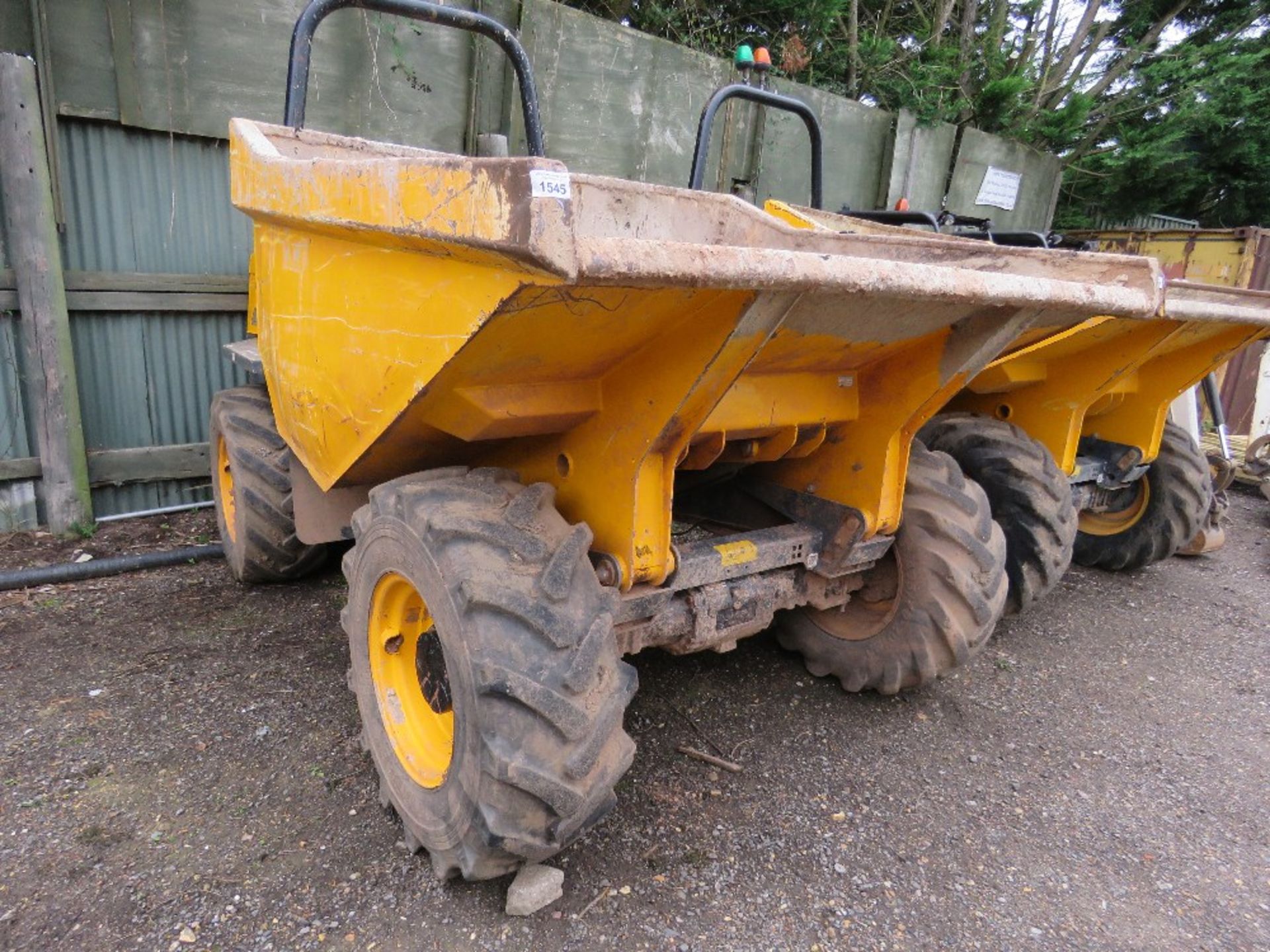 MECALAC TEREX TA6 STRAIGHT TIP DUMPER, YEAR 2017. T4 FINAL JCB ENGINE. 1573 REC HOURS. SN:SLBD1DJ0EH