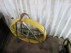 CABLE RODDING REEL WITH END/EYE. SOURCED FROM COMPANY LIQUIDATION.