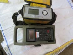 TV SIGNAL METER AND MULTIMETER.