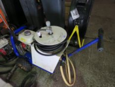 HONDA PETROL ENGINED BRENDON 20KPE PRESSURE WASHER UNIT WITH HOSE AND LANCE. WHEN TESTED WAS SEEN TO