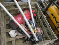 STILLAGE OF MANHOLE ACCESS SAFETY EQUIPMENT: FRAME AND HARNESS ETC, UNTESTED.