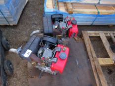 2 X YANMAR STYLE ELECTRIC START DIESEL ENGINES, CONDITION UNKNOWN.