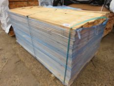 LARGE PACK OF HIT AND MISS TIMBER CLADDING BOARDS, UNTREATED. 1.75M LENGTH X 100MM WIDTH APPROX.