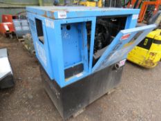 STEPHILL 10KVA GENERATOR UNIT, INCOMPLETE/FOR SPARES. KUBOTA 3 CYLINDER DIESEL ENGINE, NO ALTERNATOR