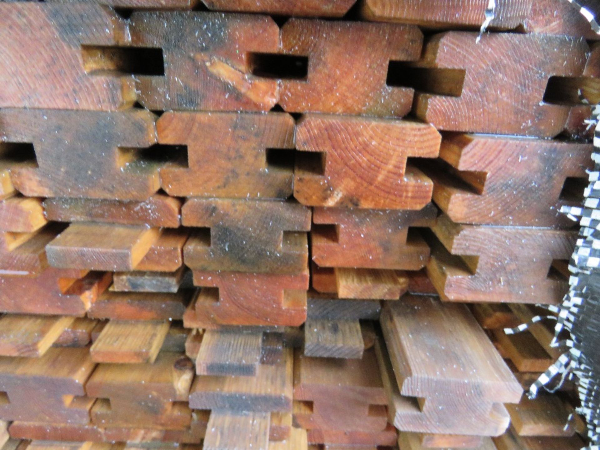 PACK OF H SECTIONED CONSTRUCTION TIMBER, UNTREATED. SIZE: 1.75M LENGTH X 55MM WIDE X 35MM DEPTH APPR - Image 3 of 4