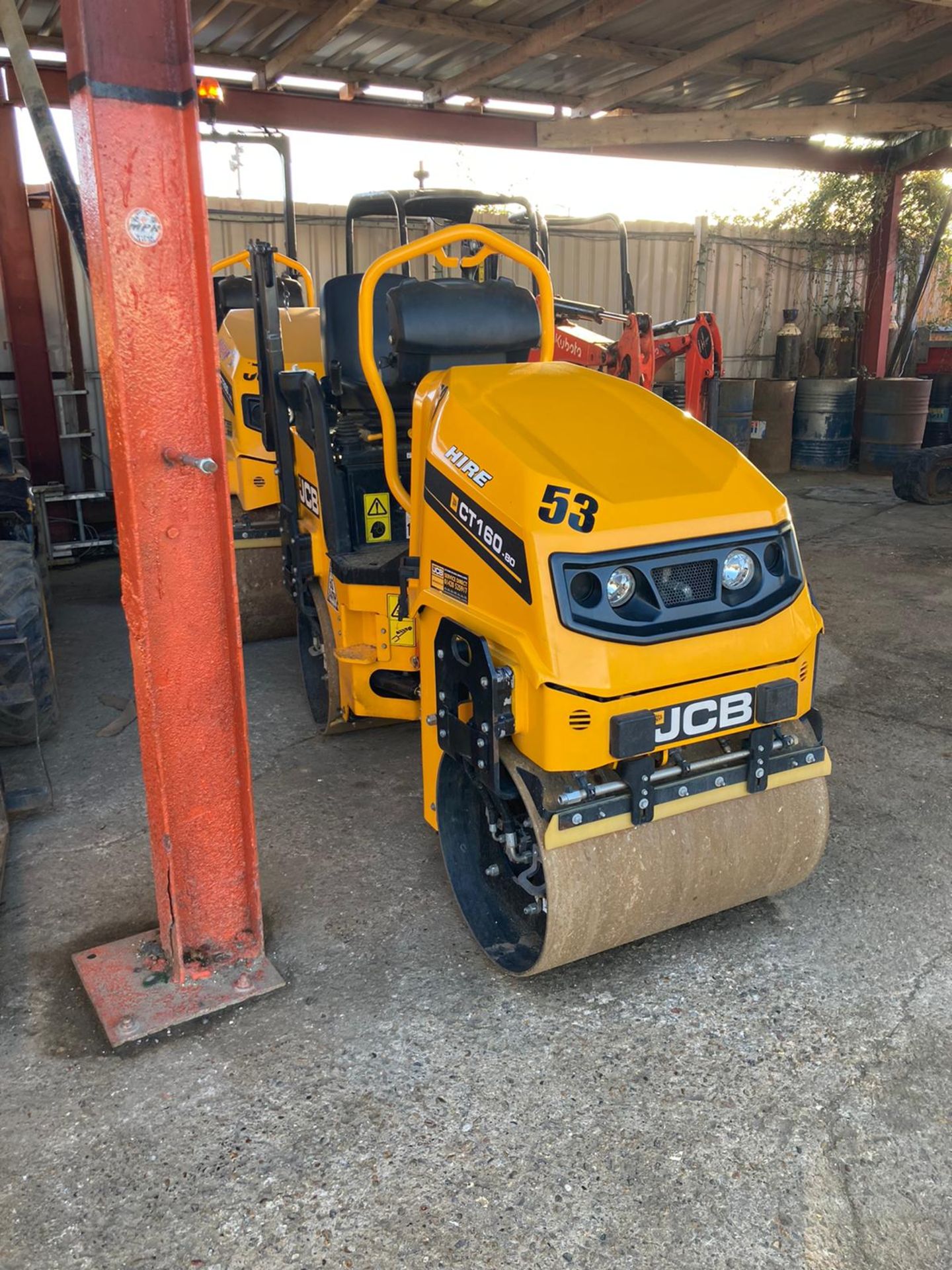 JCB CT160 DOUBLE DRUM ROLLER, YEAR 2019, 80 HOURS FROM NEW - Image 4 of 6