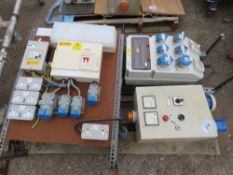 PALLET OF ASSORTED GENERATOR RELATED SWITCHGEAR ETC. SOLD UNDER THE AUCTIONEERS MARGIN SCHEME, THERE
