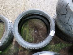 2 X 110/70-17 MOTORBIKE TYRES, SOURCED FROM COMPANY LIQUIDATION. THIS LOT IS SOLD UNDER THE AUCTIONE
