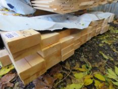 PACK OF TIMBER BOARDS, UNTREATED. SIZE: 2.18M LENGTH X 95MM WIDE X 35MM DEPTH APPROX.