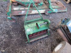 RANSOMES AUTO CERTES MOWER BASE, NO ENGINE, FOR PARTS/REPAIR. THIS LOT IS SOLD UNDER THE AUCTIONEER
