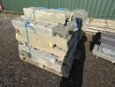 PALLET CONTAINING APPROXIMATELY 32NO HERAS TYPE TEMPORARY FENCE BASES. NO VAT ON HAMMER PRICE.