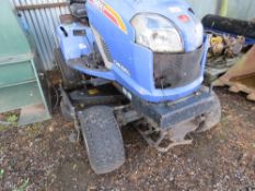 ISEKI DIESEL SXG PROFESSIONAL RIDE ON MOWER. BRIEFLY TESTED AND WAS SEEN TO RUN AND DRIVE BUT DECK N