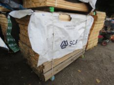 EXTRA LARGE PACK OF VENETIAN CLADDING TIMBER SLATS, UNTREATED. SIZE: 1.8M LENGTH X 45MM WIDE X 16MM