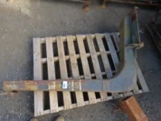 FORKLIFT MOUNTED LIFTING JIB UNIT...FOR MOVING TRAILERS ETC?? THIS LOT IS SOLD UNDER THE AUCTIONEERS