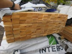 PACK OF TIMBER BOARDS, UNTREATED. SIZE: 1.8M LENGTH X 70MM WIDE X 20MM DEPTH APPROX.