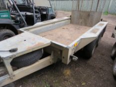 IFOR WILLIAMS GX84 MINI EXCAVATOR TRAILER, 2.7TONNE RATED, 8FT X 4FT. SN:SCK600000B0602519.