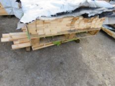 2 X SMALL PACKS OF UNTREATED MACHINED TIMBERS. SIZE: 0.9-1M LENGTH APPROX.
