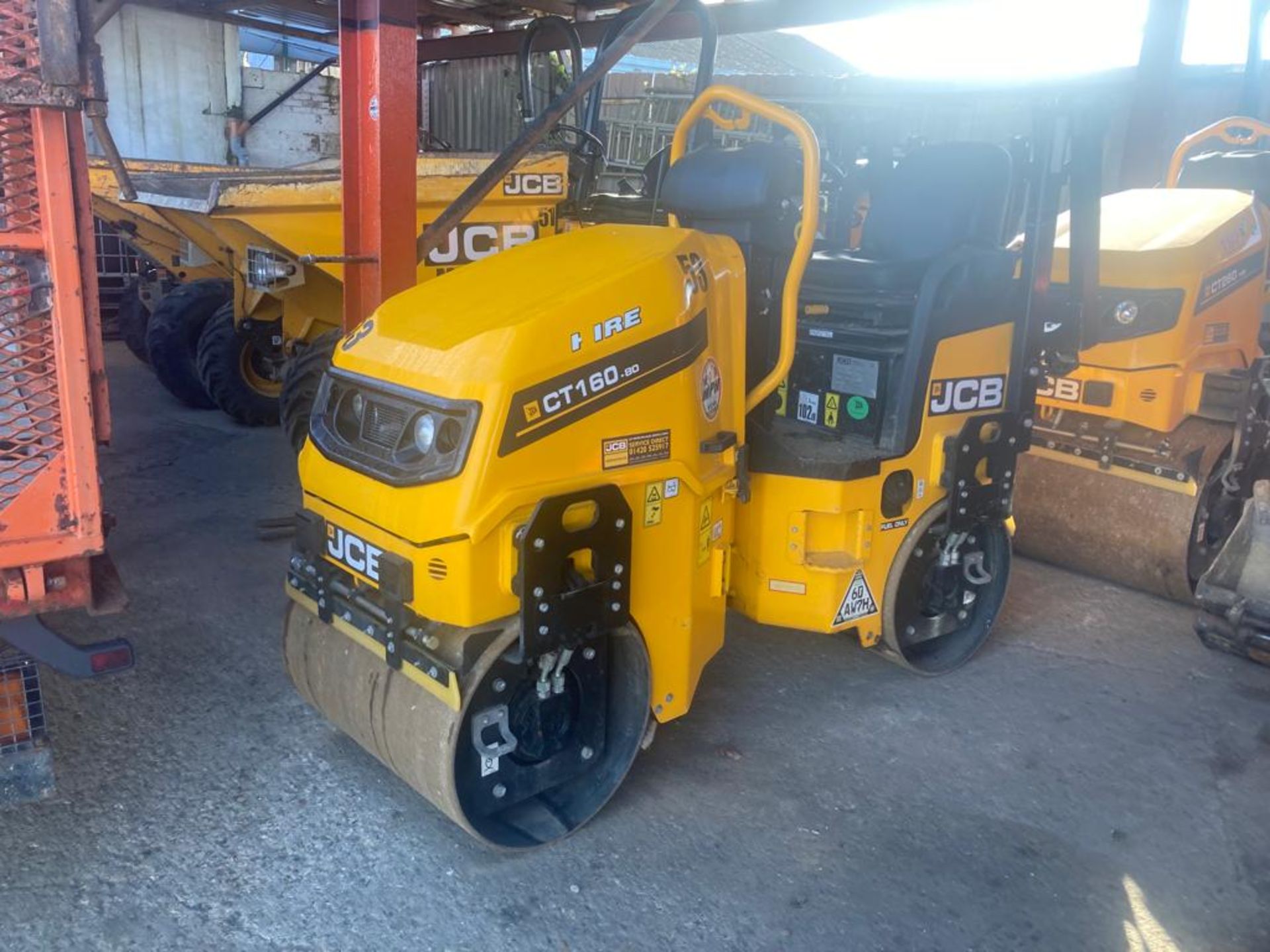 JCB CT160 DOUBLE DRUM ROLLER, YEAR 2019, 80 HOURS FROM NEW - Image 6 of 6