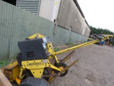 BOMAG BW71E ROLLER BREAKER ON TRAILER, YEAR 2004. SN:101620241092. WHEN TESTED WAS SEEN TO TURN OVER