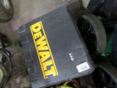 DEWALT BATTERY CIRCULAR SAW IN A CASE. UNTESTED,NO BATTERY OR CHARGER.